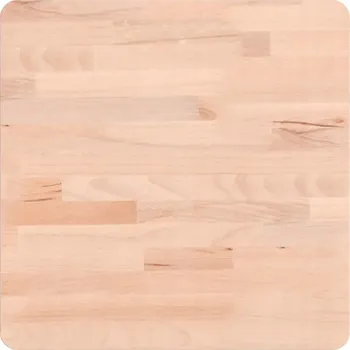 Konferenční stolek Dřevěná deska hnědá 4 x 4 x 4 cm