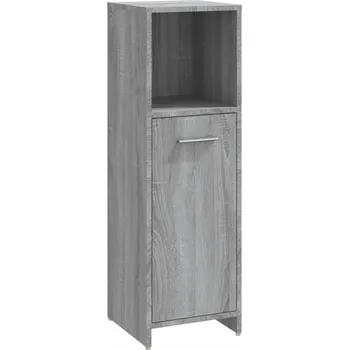 Koupelnový nábytek Koupelnová skříňka se 3 přihrádkami Sonoma dub šedý 30x30x95 cm