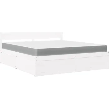 Postel Dřevěná manželská postel G04V 200x200 dub