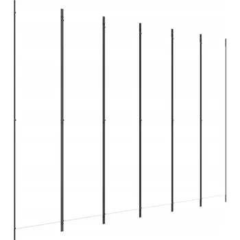 Paraván Skládací Paraván , 6dílná, bílá textil , 300x220 cm, žehlička