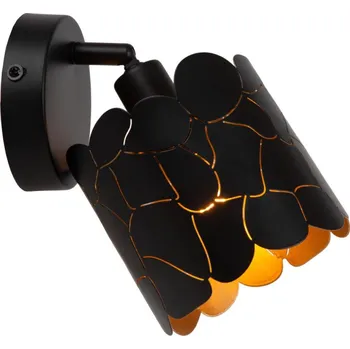 Nástěnné svítidlo Lucide ALMELO - Nástěnné bodové svítidlo / Nástěnné svítidlo - Ø 12 cm - 1xE14 - Černá