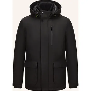 Milestone Pánská Parka Mskeith S Odnímatelnou Kapucí, černá, 50