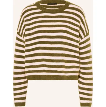 Dámský svetr Oui Dámský Svetr, khaki / světle růžová, 38