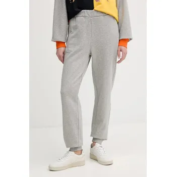 Bavlněné tepláky United Colors of Benetton x Stranger Things dámské, šedá barva, 33NVDF01G 90X, vel. M