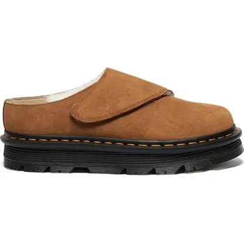 Dámské pantofle Kožené pantofle Dr. Martens ZebZag AnyWair Warm Lined Mule hnědá barva, DM41731200 82X, EUR 41