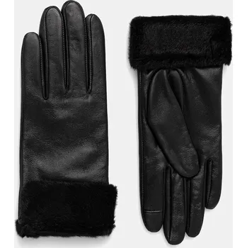 Rukavice Kožené rukavice BOSS Giorgy dámské, černá barva, 50548885 99X, vel. M