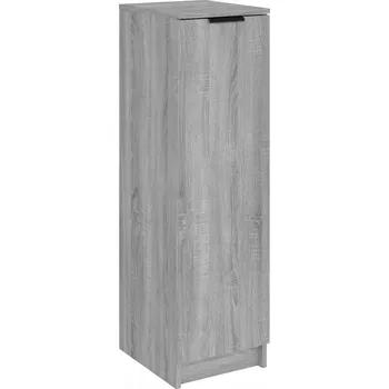 Botník Botník s policemi, šedý dub sonoma, 30x35x100 cm