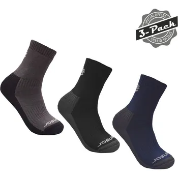 Pánské ponožky Ponožky SENSOR 3-PACK TREKING EVO černá/šedá/modrá 3/5