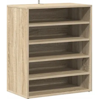 Organizér na boty s 5 policemi, dub sonoma, 60x35x70 cm