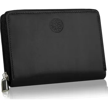 Peněženka Betlewski dámská peněženka z pravé kůže černá