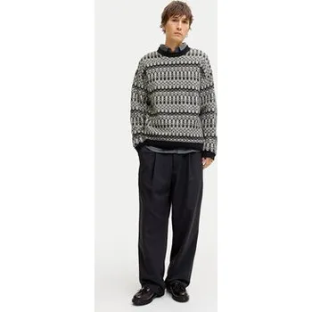 Pánský svetr Jack & Jones Svetr Blumax 12286244 Černá Relaxed Fit M