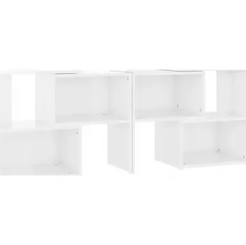 Televizní stolek Modulární TV skříňka bílá s vysokým leskem 104x30x52 cm