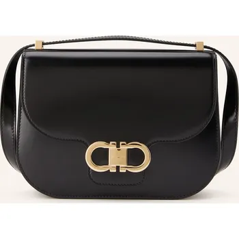 Kabelka Ferragamo Dámská Taška Přes Rameno, černá / zlatá, one size