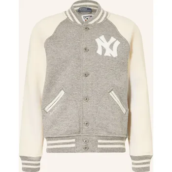 Polo Ralph Lauren Pánská Univerzitní Bunda, šedá / krémová, 56