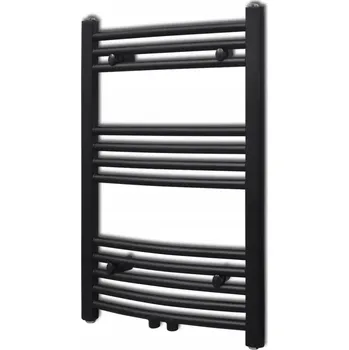 Radiátor Koupelnový radiátor vodní 1 W 2 x 764 mm černý