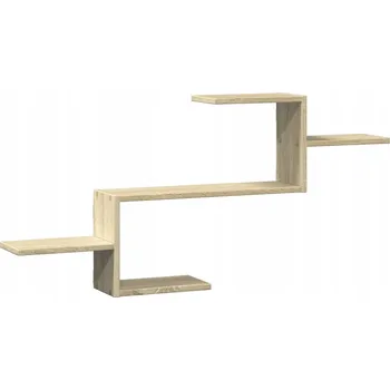 police Nástěnná police z dřevotřísky, dub sonoma, 104x15x49 cm