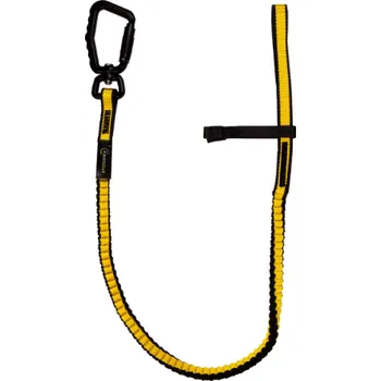 Jištění RIDGEGEAR Elastic Tool Lanyard tape arm s twistlock karabinou 1,25m do 5kg