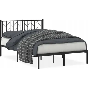 Postel Manželská postel kovová G04V 200x200 černá