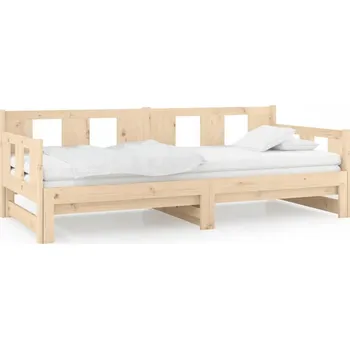 Postel Dřevěná postel G02V 200x200 dub