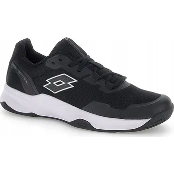 Pracovní obuv PÁNSKÉ TENISOVÉ BOTY LOTTO MIRAGE 400 ALR MEN ČERNÁ/ŠEDÁ/ASFALT VELIKOST 43