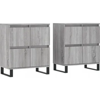 Komoda Skříňka s dvířky v barvě šedý dub sonoma, 120x35x70 cm