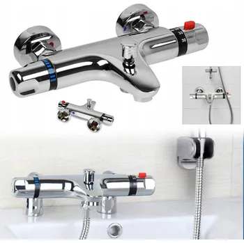 Vodovodní baterie TERMOSTATICKÁ VANOVÁ A SPRCHOVÁ BATERIE NA ZEĎ