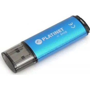 USB flash disk USB flash disk PLATINET PMFE64BL 64 GB USB 2.0 modrý