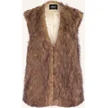 Only Dámská Vesta Z Umělé Kožešiny, hnědá, 42