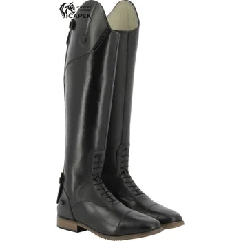 Jezdecká obuv Vysoké boty Equi-Théme -WAVY- - Černá - 37S (42,5/31,5)