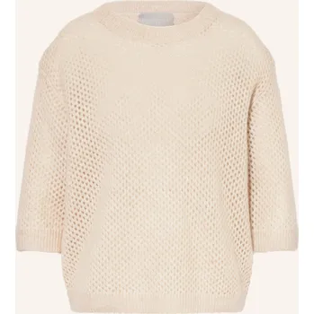 Dámský svetr Hemisphere Dámský Svetr S Kašmírem A 3/4 Rukávy, béžová, 42