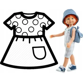 Doplněk pro panenku OBLEČENÍ PRO PANENKU PAOLA REINA 54458