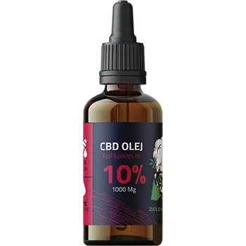 Vůně do bytu Zelená Bába CBD olej 10% 10 ml
