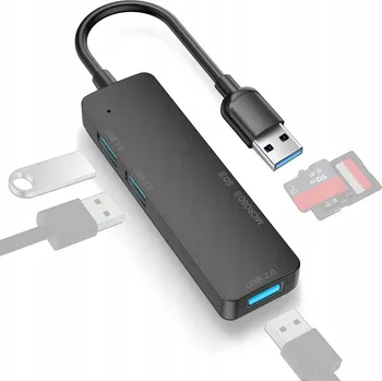 USB hub Dokovací stanice Tradebit HUB Adapter 4w1 5Gbps SD USB 3.0