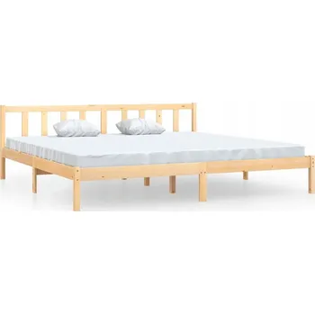 Postel Dvojlůžková postel s dekorem dřeva G02V 200x200 dub