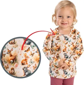 Dívčí tričko Dívčí triko Betty mode lesní zvířátka