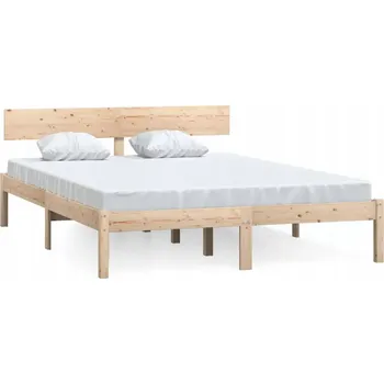 Postel Dřevěná manželská postel G04V 200x200 dub