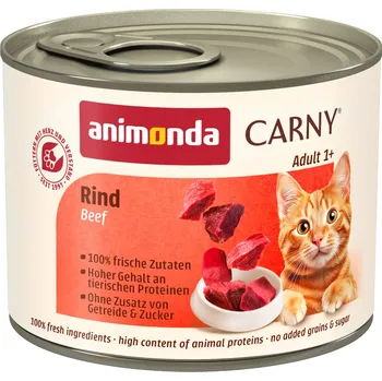 Krmivo pro kočku 12x200g animonda Carny Adult - Krůtí, kuřecí & krevety