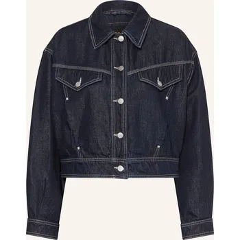 Dámský blejzr Boss Dámská Džínová Bunda, tmavě modrá, 36