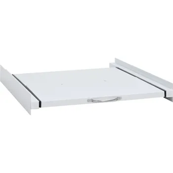 Univerzální spojovací díl pro pračky s výsuvnou policí, bílý, 60x60x8 cm