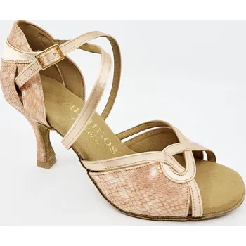 Dámská sálová obuv Rummos,Univerzální taneční obuv R525/60RR, světlá kombinace 42.5