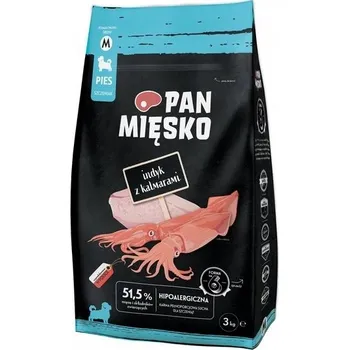 Krmivo pro psa Suché Krmivo pro psy Pan Mięsko Krůta s chobotnicemi M 3 kg (štěně)