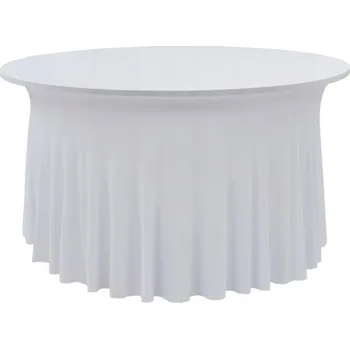 Bílý potah na barový/banketový stůl