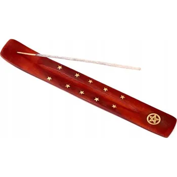 Vonná tyčinka Podložka pod vonné tyčinky Puckator dřevo 3,5 x 26 cm