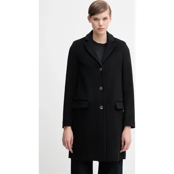 Dámský kabát Kabát s příměsí vlny United Colors of Benetton 2V0PDN062 černá 99X, vel. 38