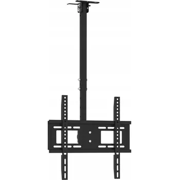 Televizní držák Stropní držák na TV, otočný 360°, sklopný, černý, 32-65", VESA až do 400
