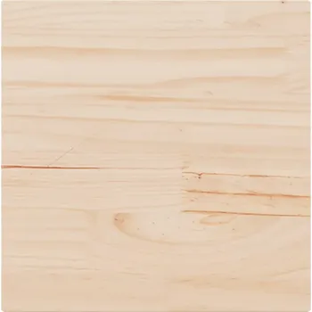 Konferenční stolek Stolová deska z masivního borovicového dřeva, 50 x 50 x 1,7 cm, přírodní barva