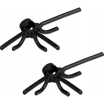 Věšák HÁČEK NA OBLEČENÍ kabáty černý x2 WENKO