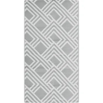 Koberec Koberec ARAKIL oboustranný, šedý, 80 x 150 cm, PP