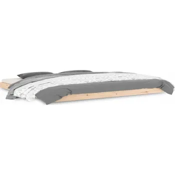 Postel Dvojlůžková postel s dekorem dřeva G02V 200x200 dub