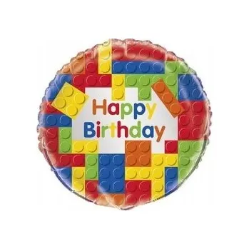 Balónek k narozeninám LEGO Happy Birthday 46 cm